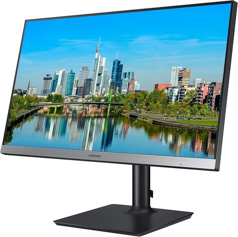 Samsung FT650 Series 24 بوصة FHD 1080p شاشة الكمبيوتر ، 75 هرتز ، لوحة IPS ، HDMI ، محور USB ، موقف قابل للتعديل ، 3 سنوات wrnty (LF24T650Fynxgo) in Saudi Arabia