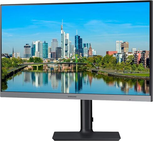 Samsung FT650 Series 24 بوصة FHD 1080p شاشة الكمبيوتر ، 75 هرتز ، لوحة IPS ، HDMI ، محور USB ، موقف قابل للتعديل ، 3 سنوات wrnty (LF24T650Fynxgo) in Saudi Arabia