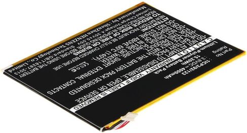 Synergy Digital Tablet Battery, Compatible with Nextbook 1ICP3/92/123 Tablet, (Li-Pol, 3.8V, 4000mAh) Ultra High Capacity, Replacement for Nextbook 1ICP3/92/123 Battery in Saudi Arabia