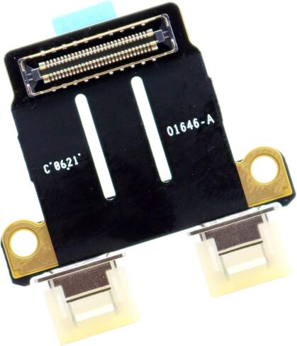 DC JACK I/O USB-C Board Connector Flex-Cable 820-01646-A 923-03210 استبدال MacBook Pro A1989 A1990 A2251 A2141 A2159 A2289 A2338 A1706 A1707 in Saudi Arabia