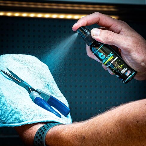 Clenzoil Marine & Tackle 2 oz. Fishing Reel Cleaner & Bearing Lube Spray Bottle | One-Step Cleaner, Lubricant, Protectant [CLP] Cleaning + Lubricating Oil in One Solution in Saudi Arabia