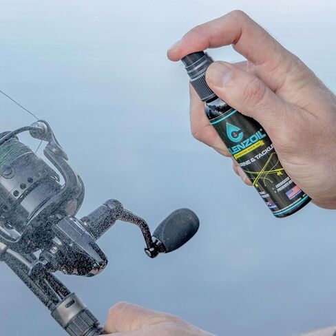 Clenzoil Marine & Tackle 2 oz. Fishing Reel Cleaner & Bearing Lube Spray Bottle | One-Step Cleaner, Lubricant, Protectant [CLP] Cleaning + Lubricating Oil in One Solution in Saudi Arabia