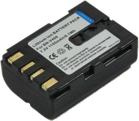 Compatible bn-v408 Battery for bn-v416 v408u v428 v416u v428u Digital Video Camcorder (1x Battery+Charger AC/DC Single) s1a in Saudi Arabia