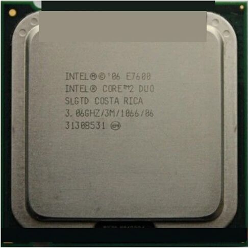 CPU C 2 معالج الثنائي E7600 3.06 جيجا هرتز/3M/1066MHz مقبس ثنائي النواة 775 سفينة سريعة in Kuwait