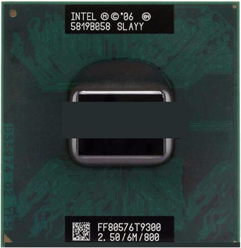 C 2 Duo T9300 CPU (ذاكرة التخزين المؤقت 6M ، 0.50 جيجا هرتز ، 800 ميغاهيرتز ، 2 كورز) معالج الكمبيوتر المحمول in Kuwait