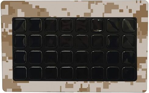Mayyskins الجلد متوافق مع Elgato Stream Deck XL - Desert Camo | غلاف الالتفاف الواقي ، الدائم ، والفريد من نوعه | من السهل تطبيق الأنماط وإزالتها وتغييرها | صنع في الولايات المتحدة in Saudi Arabia