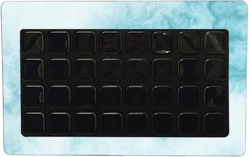 Maysyskins الجلد متوافق مع Elgato Stream Deck XL - Marble الأزرق | غلاف الالتفاف الواقي ، الدائم ، والفريد من نوعه | من السهل تطبيق الأنماط وإزالتها وتغييرها | صنع في الولايات المتحدة in Saudi Arabia