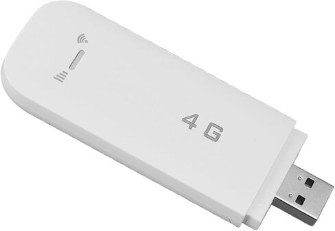 Portable 4G LTE USB Router Possot مع فتحة بطاقة SIM ، تدعم 10 أجهزة ، تشفير WPAWPA2 للوصول الآمن للإنترنت (أبيض) in Kuwait