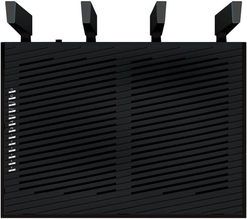 Netgear Nighthawk X8 Smart WiFi Router (R8500) - AC5300 Tri -Band Wireless Speed ​​(تصل إلى 5300 ميجابت في الثانية) حتى 4000 قدم مربع (متجدد) in Saudi Arabia