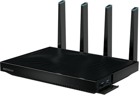 Netgear Nighthawk X8 Smart WiFi Router (R8500) - AC5300 Tri -Band Wireless Speed ​​(تصل إلى 5300 ميجابت في الثانية) حتى 4000 قدم مربع (متجدد) in Saudi Arabia