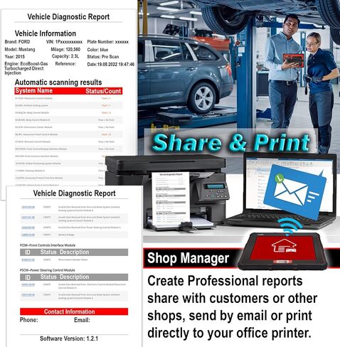 Escáner Automotriz Injectronic CJ8K – Herramienta Mas Avanzado de Diagnóstico OBD2 con Codificación ECU, Control Bidireccional, Todos Los Sistemas y Funciones de Mantenimiento in Saudi Arabia
