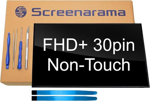Screenarama استبدال الشاشة الجديدة لـ Lenovo FRU 5D10V82501 P/N SD11K78444 (Glossy) 30pin FHD+ 1920X1200 IPS LCD LED مع أدوات وشريط in Saudi Arabia