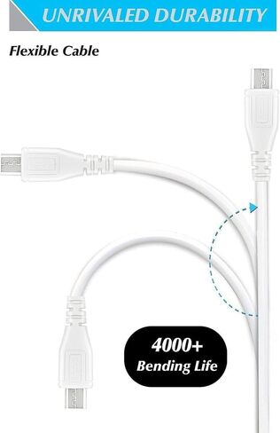 5ft White Micro USB Cable Cord for PsOne PS1 Playstatio1 Classic Mini Console System in Saudi Arabia