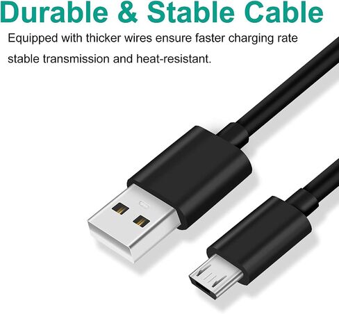 UL Listed 6 Feet Cable for Sony PS4 Controller Charging USB Cord PlayStation 4 Wireless CUH-ZCT1U CUH-ZCT2U Joystick Data Sync in Saudi Arabia