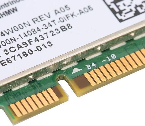 بطاقة شبكة Yunir 6300 ، 450Mbps Mini PCI E WiFi محول ، بطاقة لاسلكية مزدوجة 2.4 5 جيجا هرتز مع 802.11a g n لأجهزة الكمبيوتر المحمولة وأجهزة الكمبيوتر in Saudi Arabia