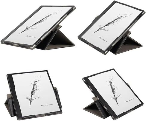 حالة متوافقة مع Fro Boox Note Max Tablet 13.3inch tablet case e-book cover stand stand with with pency penclder وحزام المعصم ، الحماية الكاملة (ملاحظة max/tab x c/t13c 13.3 2024) in Kuwait