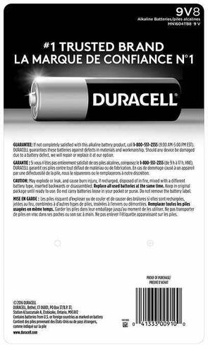 البطاريات القلوية Duracell 9V in Kuwait