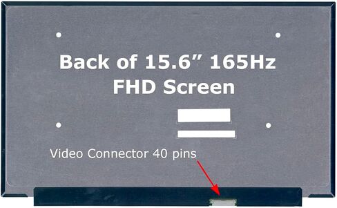Screenarama استبدال الشاشة الجديدة لـ Lenovo Legion 5 15ach6 15ach6H 82JW 82JU (165Hz 40PIN FHD 1920X1080) IPS LCD LED مع أدوات وشريط in Saudi Arabia