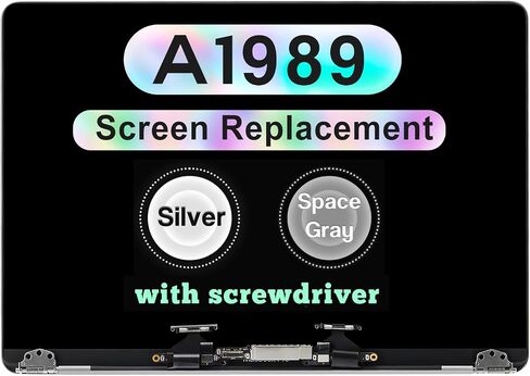 16.0" New Screen Replacement for MacBook Pro Retina A2141 2019 EMC 3347 661-14200 LCD Screen Retina Display Full Assembly (Space Grey) in Saudi Arabia