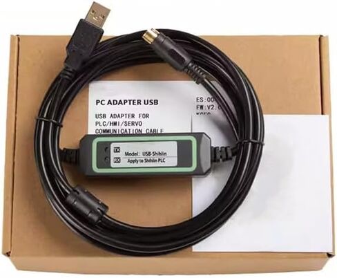 USB-Shihlin Applicable Programming Cable Download Cable PLC Programmable Communication Cable Gold-Plated High-Speed Stable Model FT232RL Chip 3m in Saudi Arabia