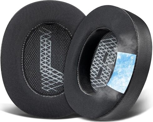 Soulwit Cooling Goling Gel Palcs لـ JBL Live 500BT/LIVE 500 BT حول سماعات الرأس اللاسلكية حول الأذن ، وسائد أذن مع رغوة عزل الضوضاء - أسود in Kuwait