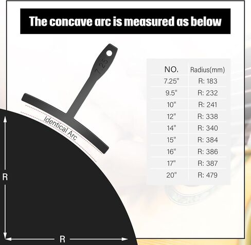 10 قطع من ادوات لوثر تتضمن 9 مقياس نصف قطر تحت الوتر و1 مسطرة قياس للحركة واداة قياس لقياس الجيتار باس وادوات اصلاح اعداد الجيتار in Kuwait