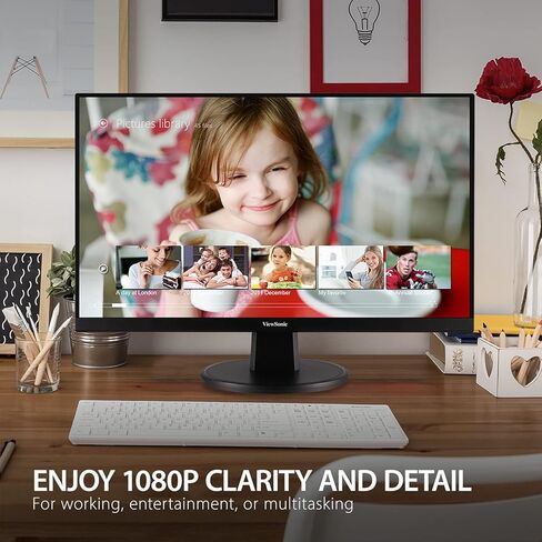 VAINOSIC VA2747-MH 27 بوصة شاشة عالية الدقة 1080 بكسل مع Freesync ، 100 هرتز ، مدي فائق الرقيقة ، العناية بالعيون ، HDMI ، VGA (متجدد) in Kuwait