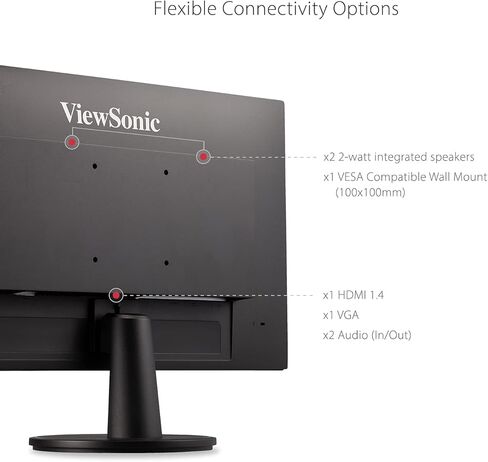 VAINOSIC VA2747-MH 27 بوصة شاشة عالية الدقة 1080 بكسل مع Freesync ، 100 هرتز ، مدي فائق الرقيقة ، العناية بالعيون ، HDMI ، VGA (متجدد) in Kuwait