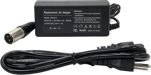 محول 96W AC 3-Pin XLR موصل 24V 4A إمدادات الطاقة مع الحبل in Saudi Arabia
