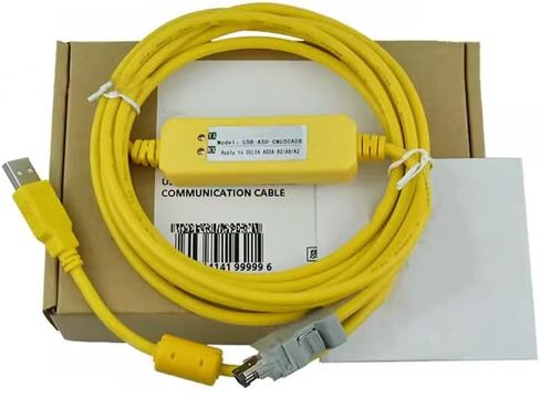 USB-ASD-CNUS0A08 for Programming Data Download Cable ASDA-B2/AB Servo Drive Economy Model Yellow 3m in Saudi Arabia