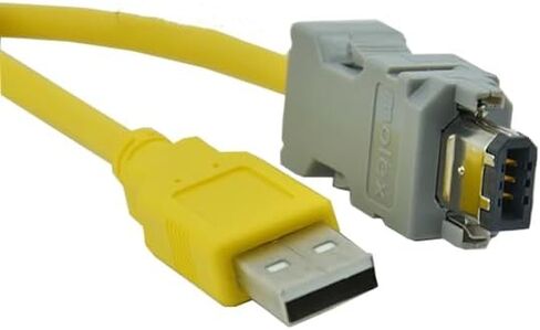 USB-ASD-CNUS0A08 for Programming Data Download Cable ASDA-B2/AB Servo Drive Economy Model Yellow 3m in Saudi Arabia