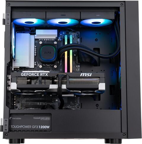 ABS Eurus Ruby Gaming PC - Windows 11 - Ryzen 9 9950x3d - Geforce RTX 5090 - DLSS 4 - أداء بزتقال AI - 32GB DDR5 6400-2TB M.2 NVME SSD - ER9950X3D50902 in Kuwait