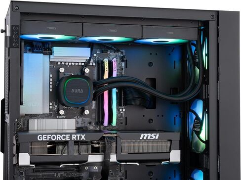 ABS Eurus Ruby Gaming PC - Windows 11 - Ryzen 9 9950x3d - Geforce RTX 5090 - DLSS 4 - أداء بزتقال AI - 32GB DDR5 6400-2TB M.2 NVME SSD - ER9950X3D50902 in Kuwait