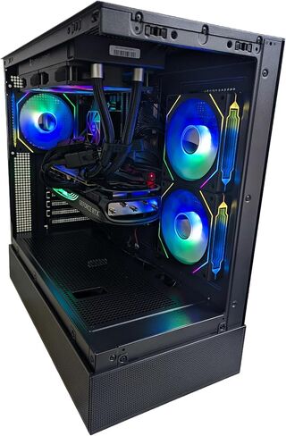 Centaurus Paladin 2 Gaming PC Intel Core Ultra 7 265k حتى 5.5 جيجا هرتز ، Radeon RX 9060 XT ، 32GB DDR5 RAM ، 1TB NVME SSD ، مبرد وحدة المعالجة المركزية السائلة ، Windows 11 Pro ، AC WiFi. سطح مكتب مخصص (Radeon RX 7600 XT) in Kuwait