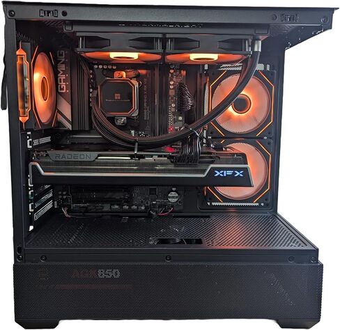 Centaurus Paladin 2 Gaming PC Intel Core Ultra 7 265k حتى 5.5 جيجا هرتز ، Radeon RX 9060 XT ، 32GB DDR5 RAM ، 1TB NVME SSD ، مبرد وحدة المعالجة المركزية السائلة ، Windows 11 Pro ، AC WiFi. سطح مكتب مخصص (Radeon RX 7600 XT) in Kuwait