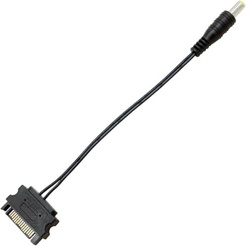 SATA إلى DC 5.5 * 2.1 ، 5.5 مم × 2.1 مم محول الذكور محول كابل الطاقة 5V 12V 24AWG سلك 18 سم (12 فولت) in Saudi Arabia