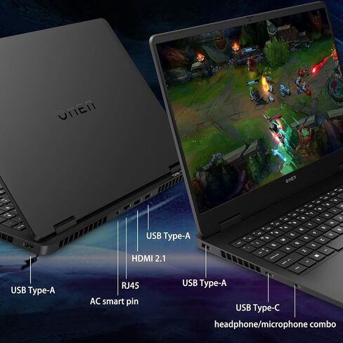 HP Omen 16 Ultra Slim RTX 5070 Pro Gaming Laptop ، 16 "WQXGA 240Hz ، Intel Ultra 9 285H (Beats Intel I9-14900) ، NVIDIA RTX 5070 ، 64GB DDR5 RAM ، 1TB SSD ، Bundle with Thunderbot 17.3 Gen 4 in Kuwait