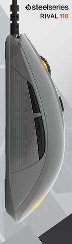منافس STEELSERIES 110 ، ماوس الألعاب البصرية ، إضاءة RGB ، 6 أزرار ، الكمبيوتر/ماك ، رمادية in Saudi Arabia