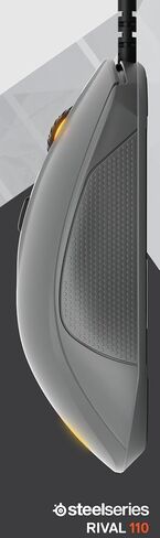 منافس STEELSERIES 110 ، ماوس الألعاب البصرية ، إضاءة RGB ، 6 أزرار ، الكمبيوتر/ماك ، رمادية in Saudi Arabia