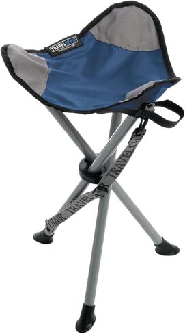 Travel Chair C-Series Slacker™ Folding Tripod, Portable Chair for Outdoor Adventures, Lighter Version of The Original Slacker™ Stool, Black in Kuwait
