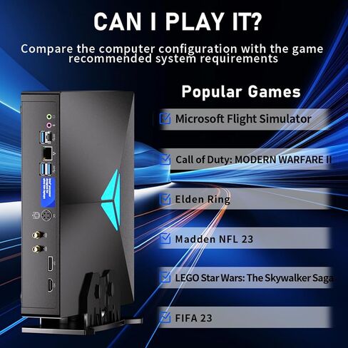 msecore mini pc i9 ، 64g Ram 2t SSD مع Core i9-10900f 10 cores حتى 5.20 GHz ، Geforce RTX3050 6G Card Card Card Card Computer ، 8k ، 1*HDMI ، in Kuwait