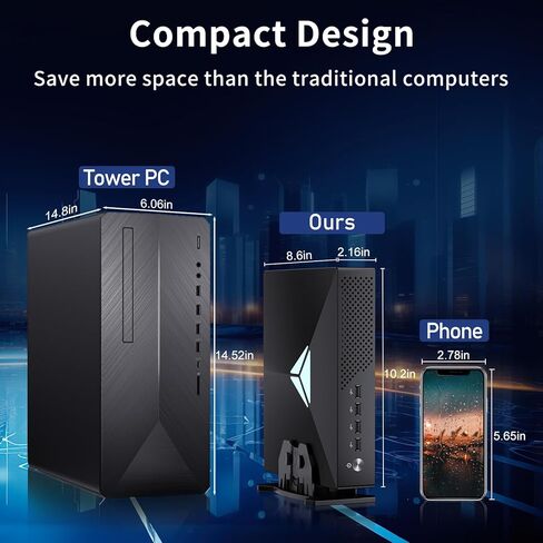 msecore mini pc i9 ، 64g Ram 2t SSD مع Core i9-10900f 10 cores حتى 5.20 GHz ، Geforce RTX3050 6G Card Card Card Card Computer ، 8k ، 1*HDMI ، in Kuwait