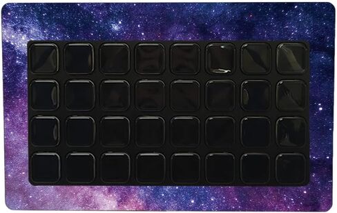 Mayyskins Skin متوافق مع Elgato Stream Deck XL - Violet Stars | غلاف الالتفاف الواقي ، الدائم ، والفريد من نوعه | من السهل تطبيق الأنماط وإزالتها وتغييرها | صنع في الولايات المتحدة in Saudi Arabia