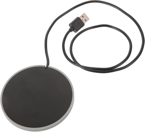Magiclulu Electric Coffee Coffee Warmer Coaster Cust Cup Cup Pad for Coffee Milk Tea التحكم التلقائي في درجة الحرارة لمكتب استخدام المنزل تصميم خفيف الوزن in Kuwait