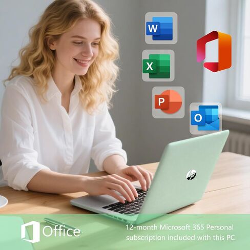 HP 14 LAPTOP ، Ultra Light Student Bussines Laptop ، Intel 4-Core N150 (Beats N4120) ، ذاكرة الوصول العشوائي 16 جيجابايت ، تخزين 192 جيجابايت (128 جيجا بايت UFS+64 جيجابايت من بطاقة SD) ، Microsoft Office 365 ، Windows 11 Pro ، Alpacatec ، Pink in Kuwait