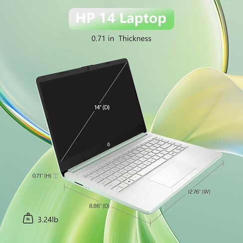 HP 14 LAPTOP ، Ultra Light Student Bussines Laptop ، Intel 4-Core N150 (Beats N4120) ، ذاكرة الوصول العشوائي 16 جيجابايت ، تخزين 192 جيجابايت (128 جيجا بايت UFS+64 جيجابايت من بطاقة SD) ، Microsoft Office 365 ، Windows 11 Pro ، Alpacatec ، Pink in Kuwait