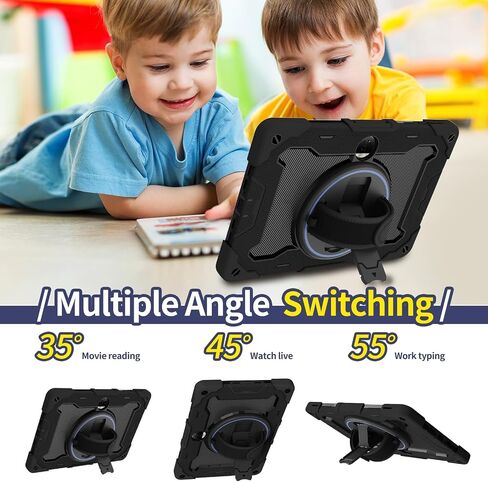 Military-grade shockproof tablet case Compatible with Honor Pad 9 12.1inch Case Tablet, Heavy Duty Shockproof Case Kids Case TPU Case Kickstand Rugged Protective Case with Hand Strap Carrying Strap An in Kuwait