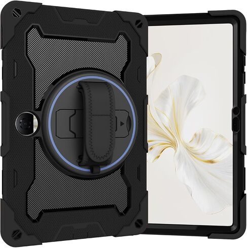 Military-grade shockproof tablet case Compatible with Honor Pad 9 12.1inch Case Tablet, Heavy Duty Shockproof Case Kids Case TPU Case Kickstand Rugged Protective Case with Hand Strap Carrying Strap An in Kuwait