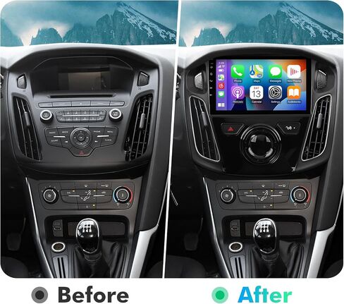 9 بوصة IPS شاشة اللمس أندرويد 14 ستيريو سيارة فورد فوكس 2012-2018 مع راديو Carplay و Android Auto 1+32GB ، دعم GPS ، WiFi ، Bluetooth ، راديو FM ، كاميرا احتياطية ، SWC ، USB مزدوج in Kuwait
