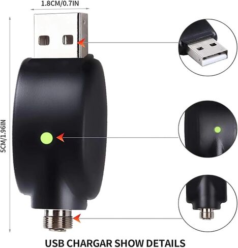 كابل شحن USB Wireles مع مؤشر LED 510 3pcs شحن سريع شحن رقاقة الحماية من محول USB شحن Wireles لحام الحديد متوافق مع معظم الأجهزة s in Saudi Arabia